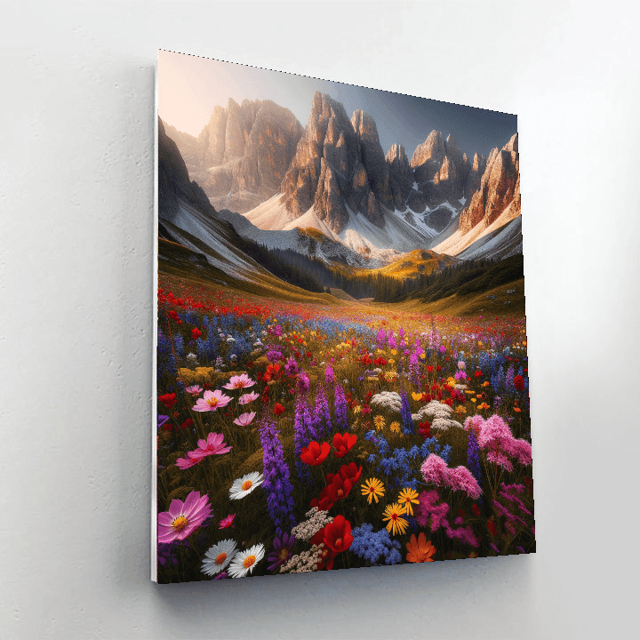 Mountain Meadow Magic Painting By Numbers Kit