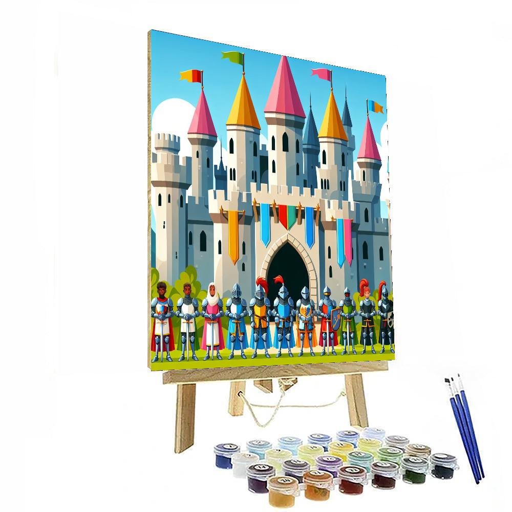 Fantasy Castle Conquest Number Painting