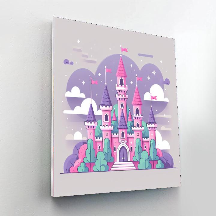 Dreamy Fairy Castle Painting By Numbers Kit