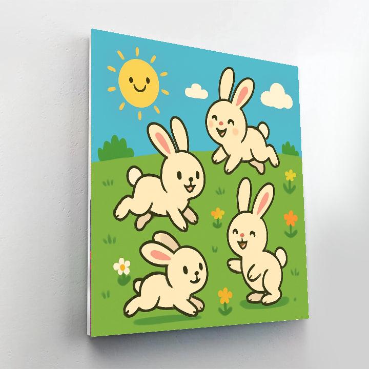 Bunny's Meadow Games Paint By Number