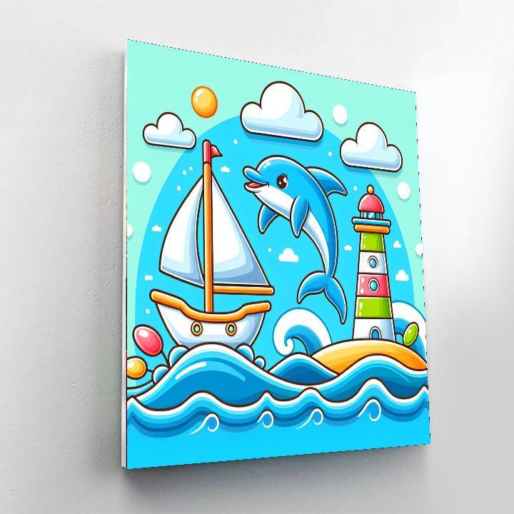 Adventure On The Sea Paint By Numbers Art