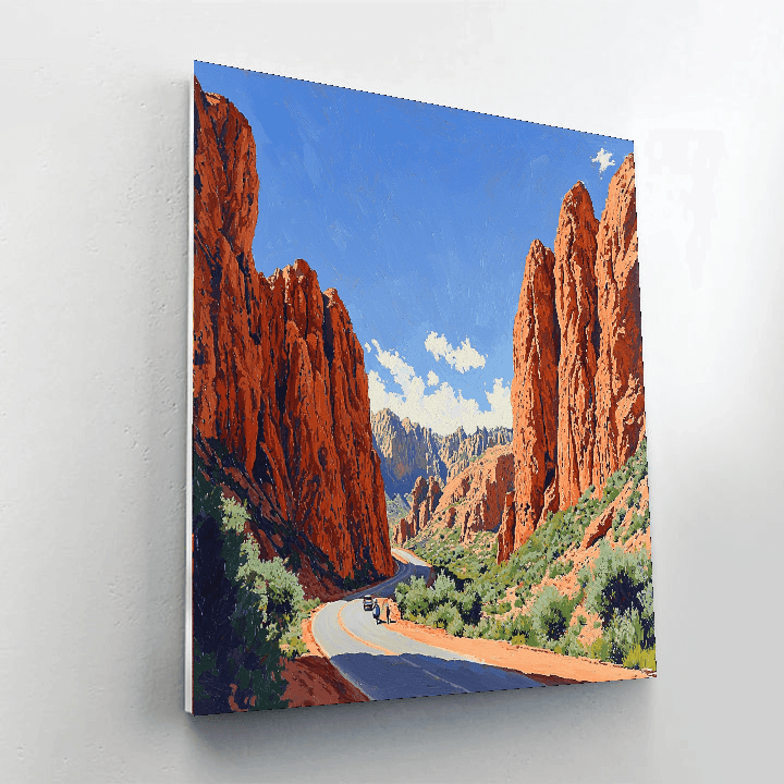 Dades Gorge - Tinghir Painting Number Kit