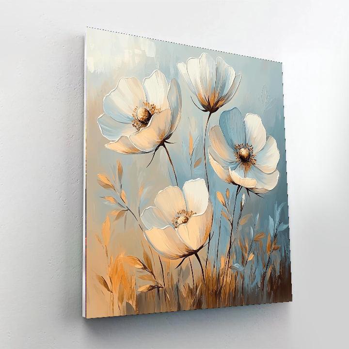 Leonardo Da Vinci Inspired Mystical Blossoms Study  Numbered Painting Kits