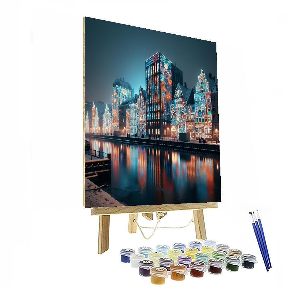 Copenhagen Light Festival - Copenhagen, Denmark Number Painting