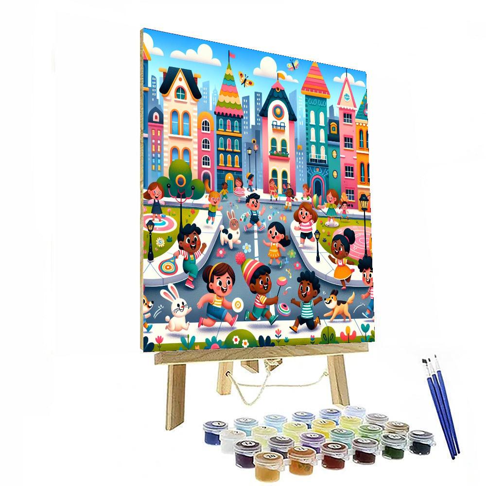 Fantastic City Of Dreams Paint By Numbers