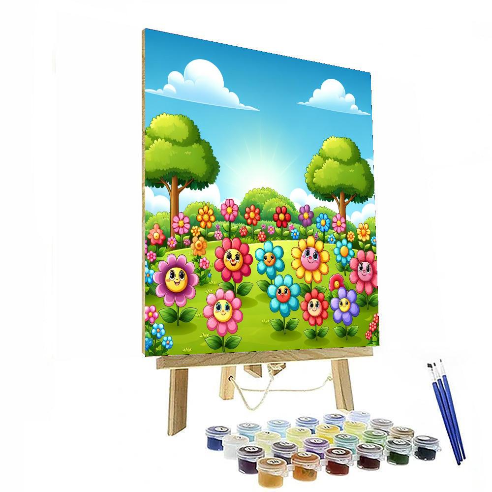 Gorgeous Garden Blooms Paint By Numbers Art