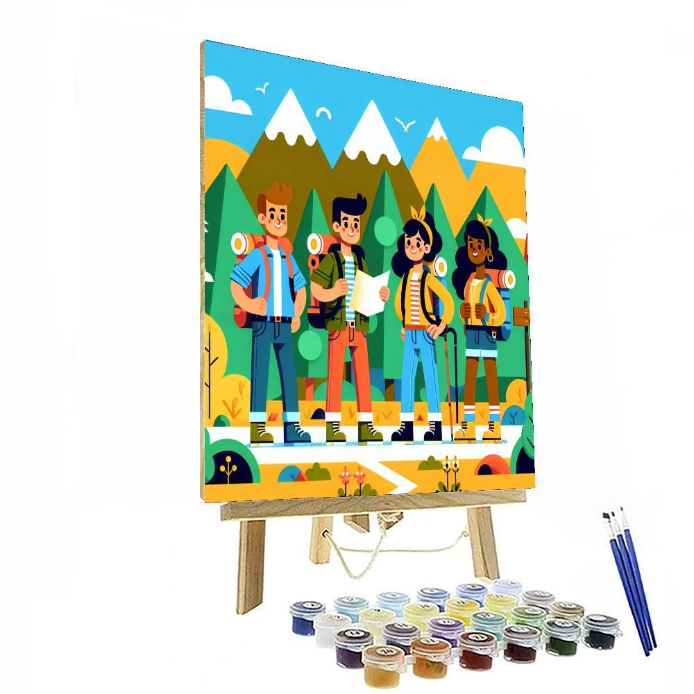 Daring Adventure Seekers Paint By Number