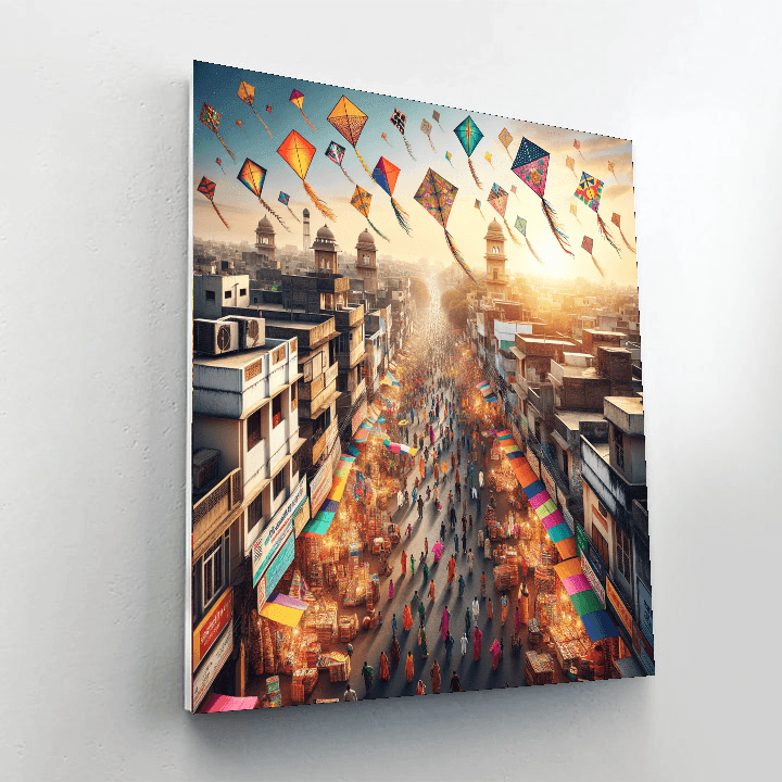 International Kite Festival - Gujarat, India Paint By Number