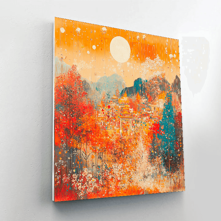 Impressionist Artists Inspired Harvest Moon Festival  Paint By Number