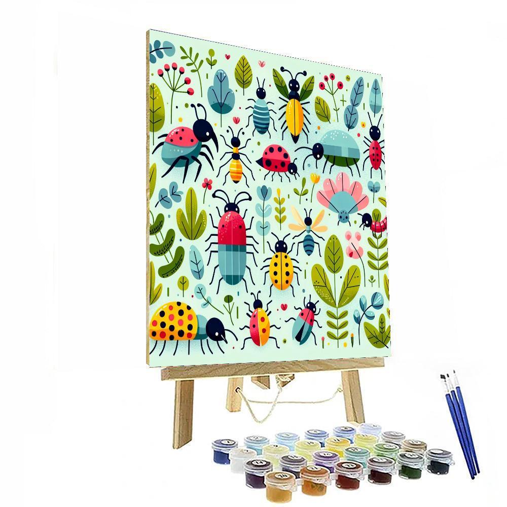 Creepy Crawly Critters Number Painting