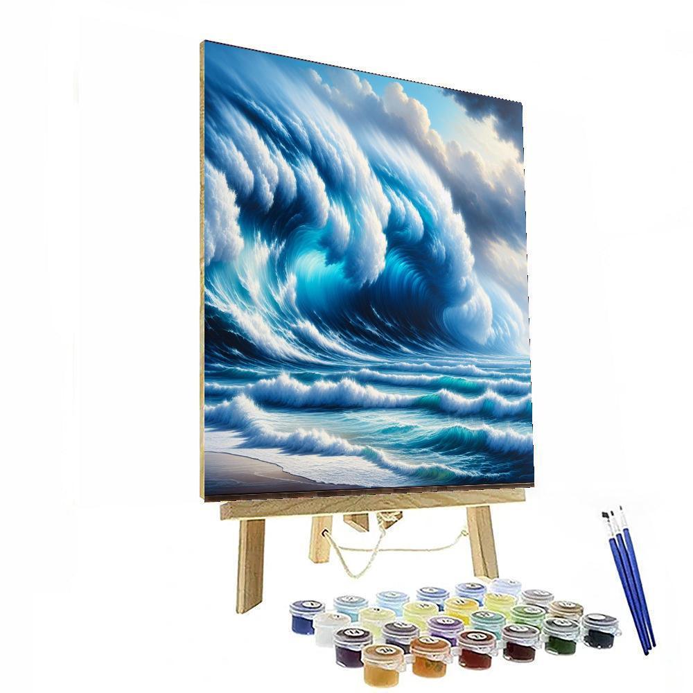 Enchanting Ocean Wave Paint By Number