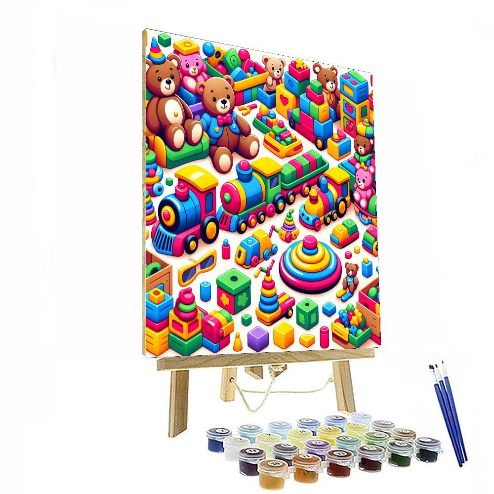 Toyland Adventures Number Painting
