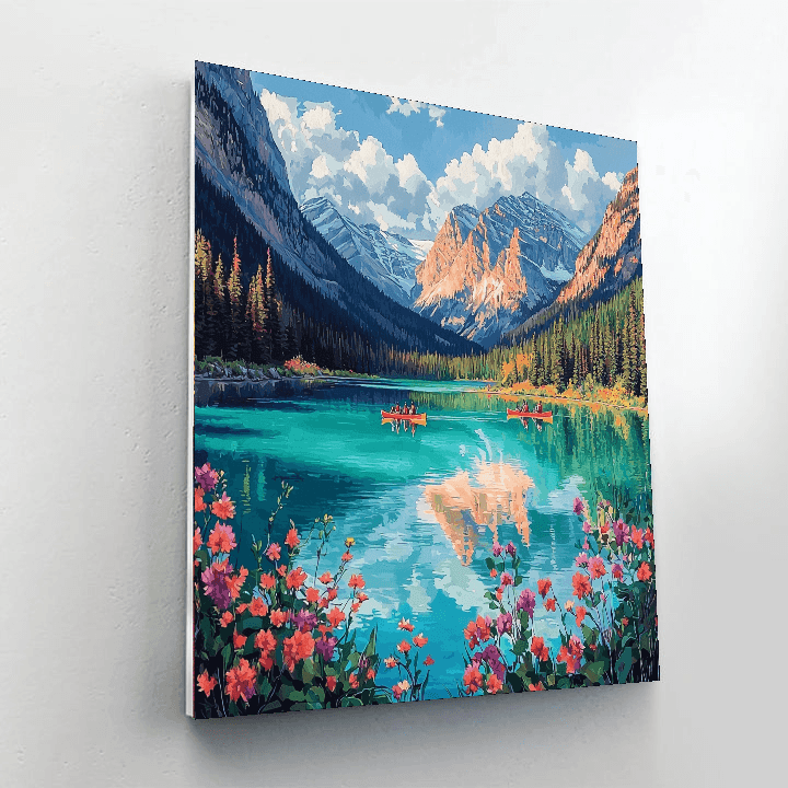 Banff Lake Louise Painting By Numbers Kit
