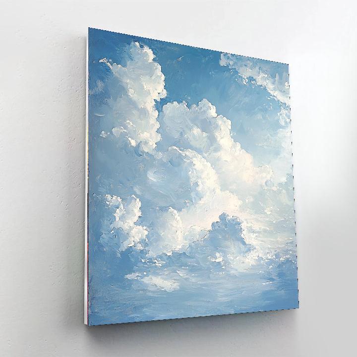 Constable Inspired Constable's Cloud Study  Number Painting