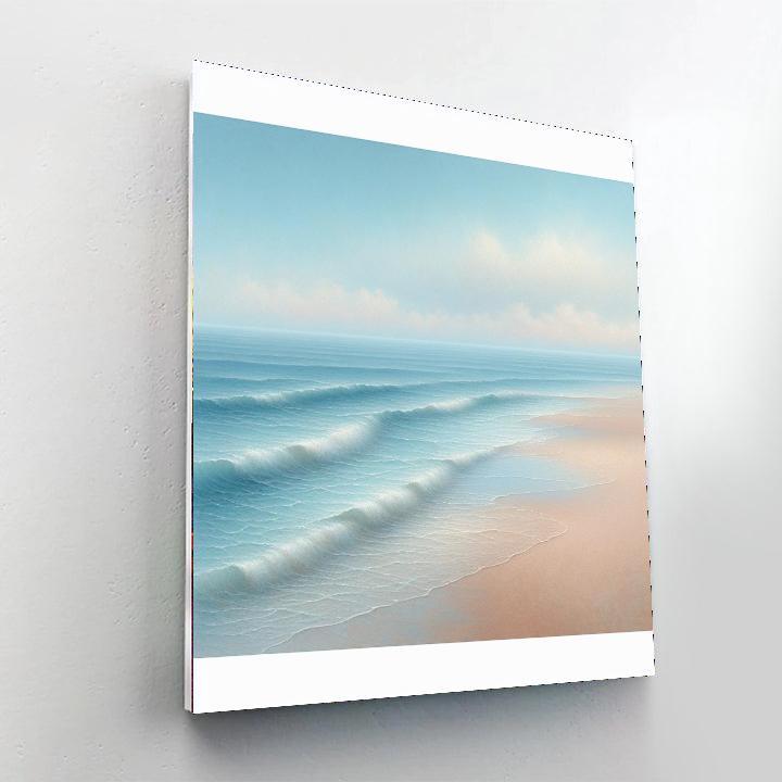 Ocean's Serene Melody Painting By Numbers Kit