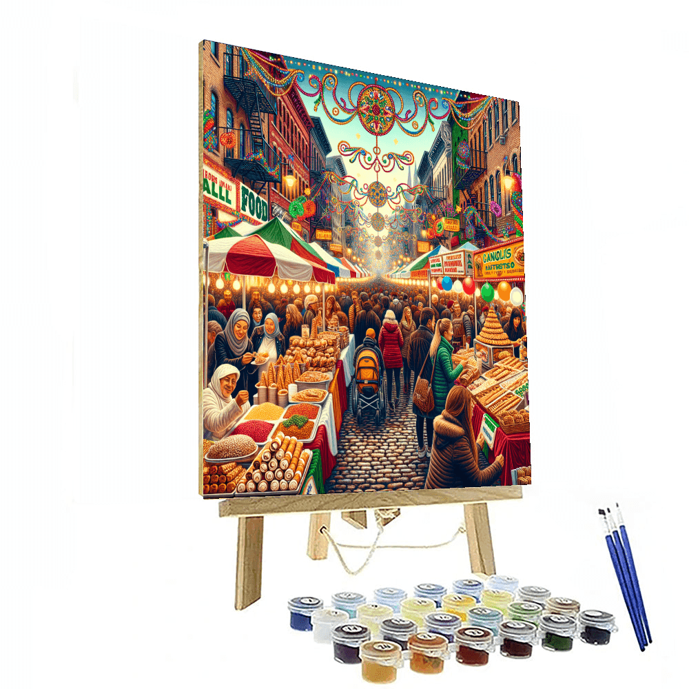 Feast Of San Gennaro - New York, Usa Number Painting