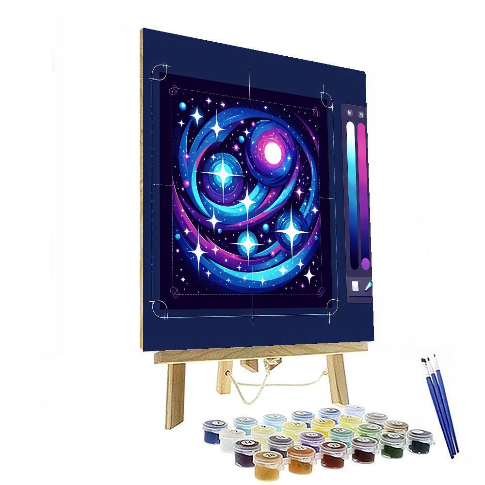 Starry Space Odyssey Paint By Color