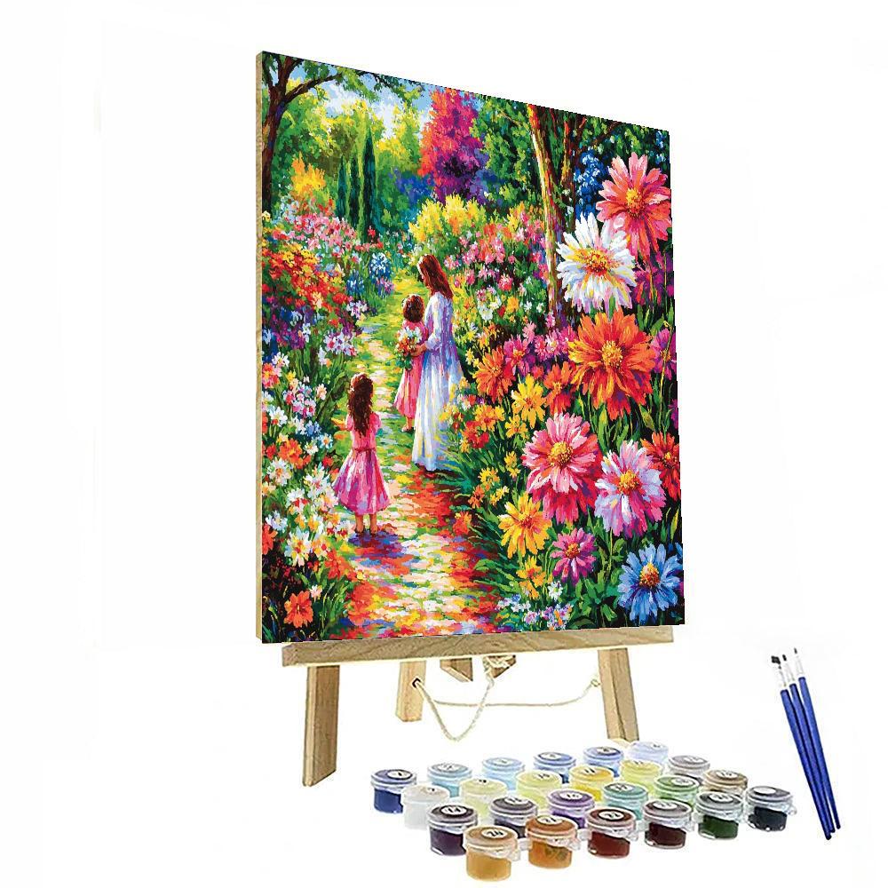 Floral Love DIY Paint By Numbers