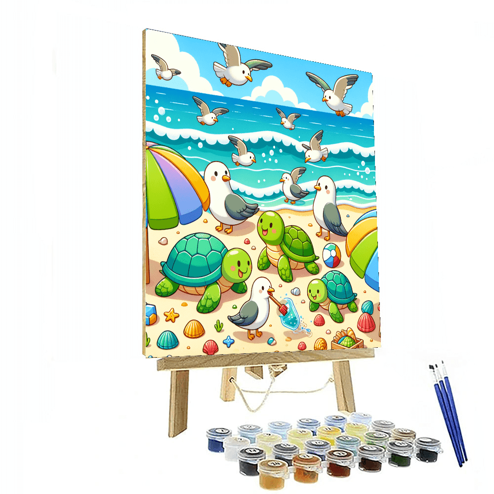 Turtle Beach Fiesta Painting Number Kit