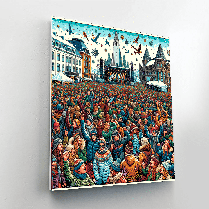 Iceland Airwaves - Iceland Number Painting