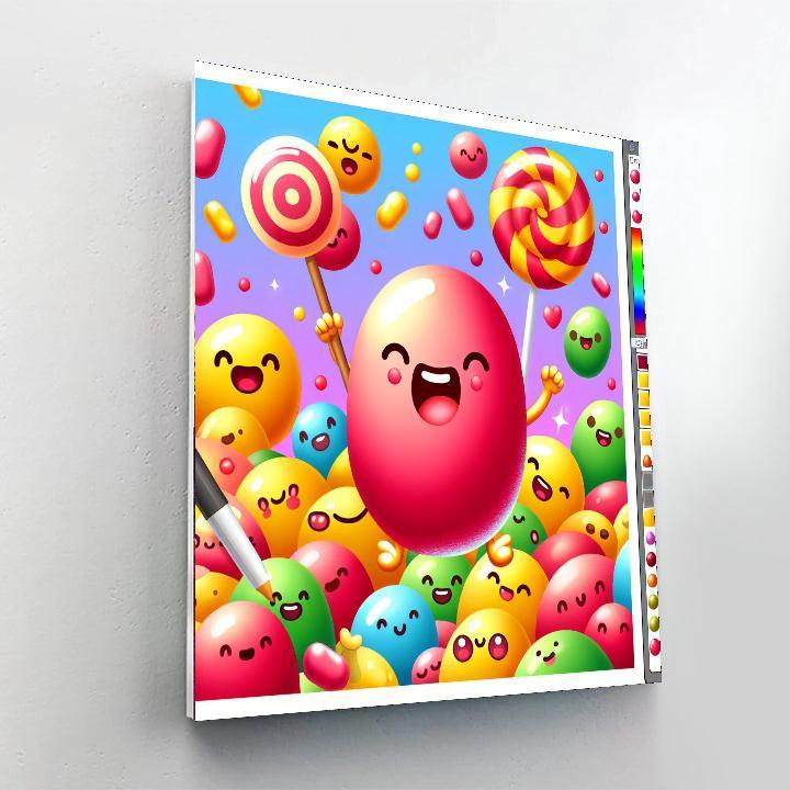 Joyful Jellies Number Painting