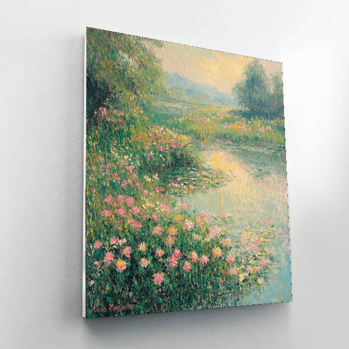 Claude Monet Inspired Nature's Whisper  Painting By Numbers Kit