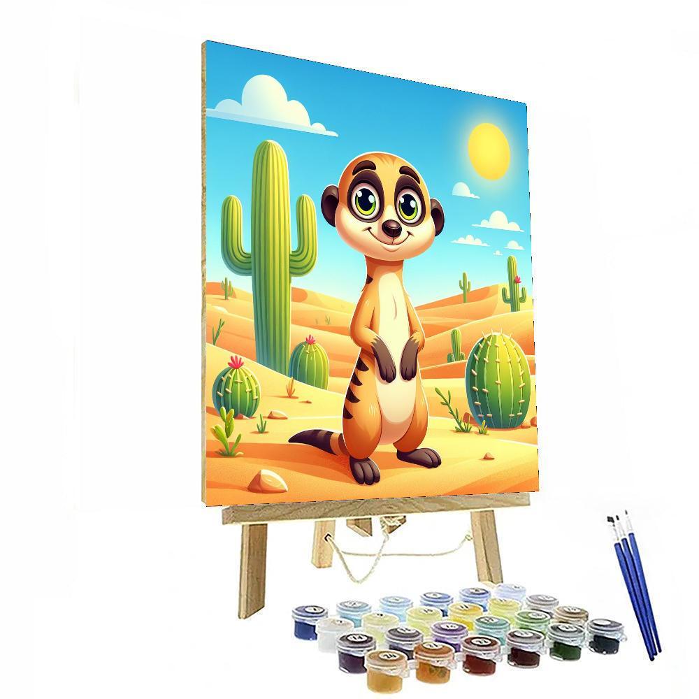 Merry Meerkat Paint By Color