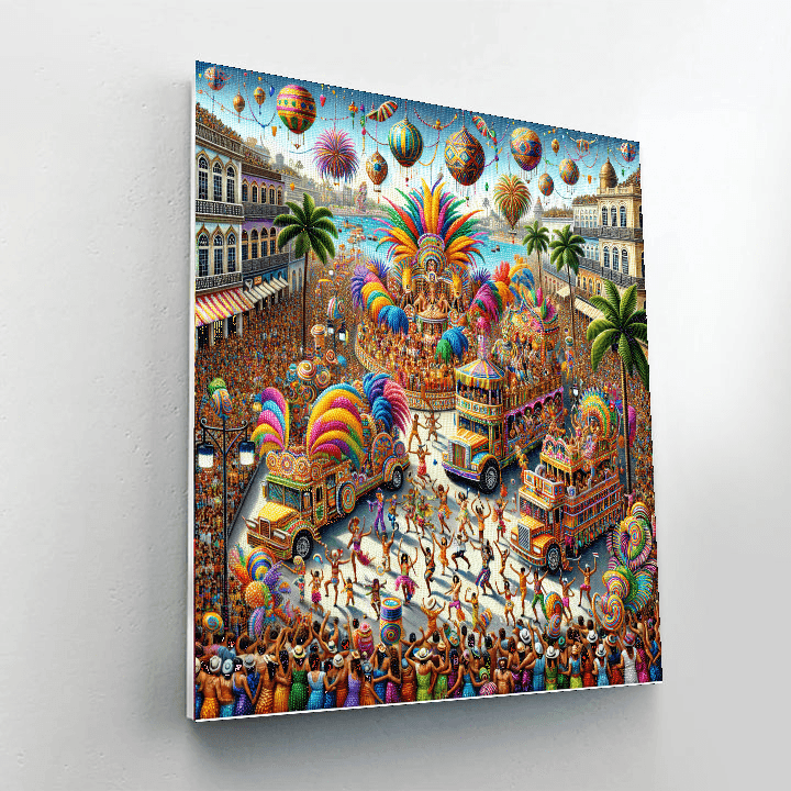 Carnaval De Salvador Numbered Painting Kits