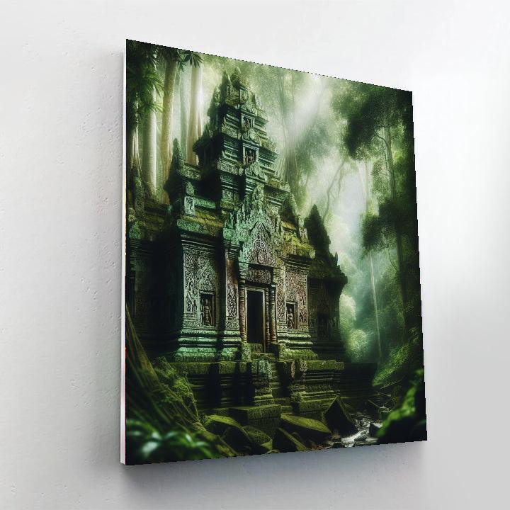 Mystical Ancient Temple Numbered Painting Kits