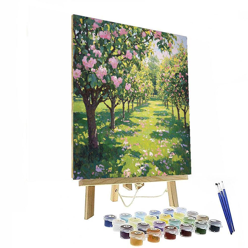 Paul Cézanne Inspired Timeless Orchard  DIY Paint By Numbers
