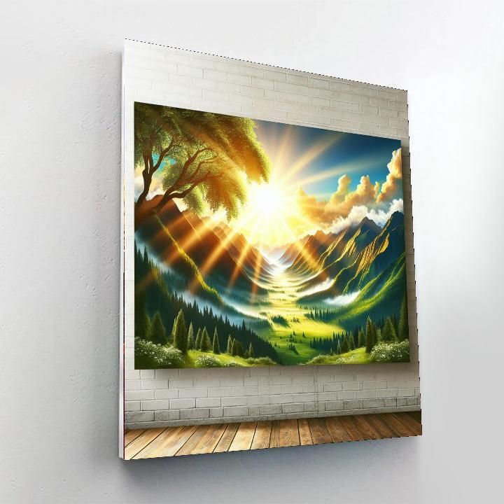 Sundrenched Valley Paint By Numbers Kits