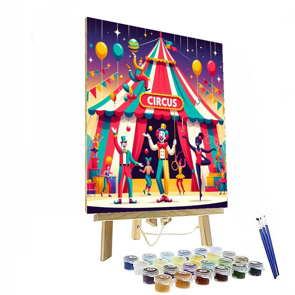 Creative Circus Adventure Numbered Painting Kits