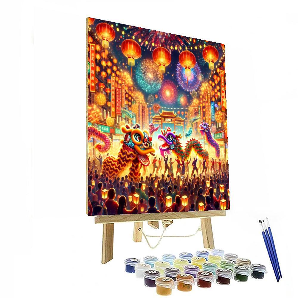 Spring Lantern Festival - China Number Painting