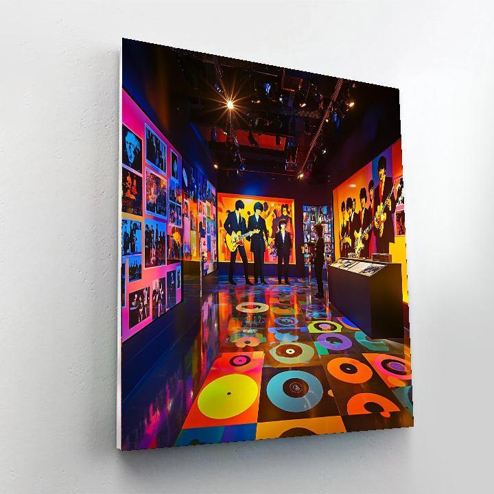 The Beatles Story In Liverpool Painting Number Kit