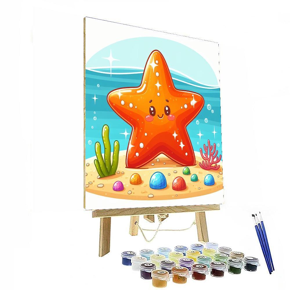 Dazzling Starfish Paint By Color