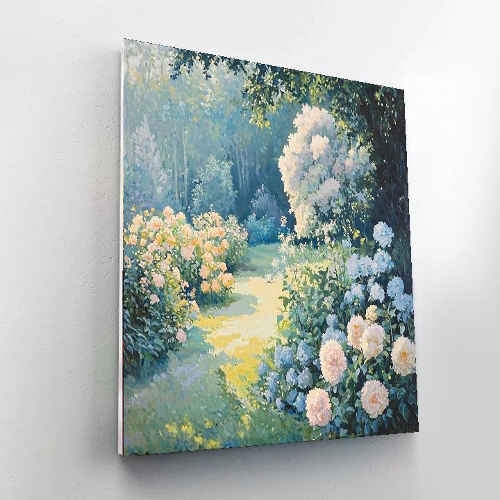 Edgar Degas Inspired Sunlit Gardens Of Tranquility  Numbered Painting Kits