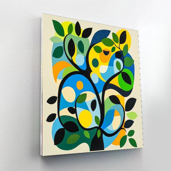 Joan Miró Inspired Nature's Serenade  Numbered Painting Kits