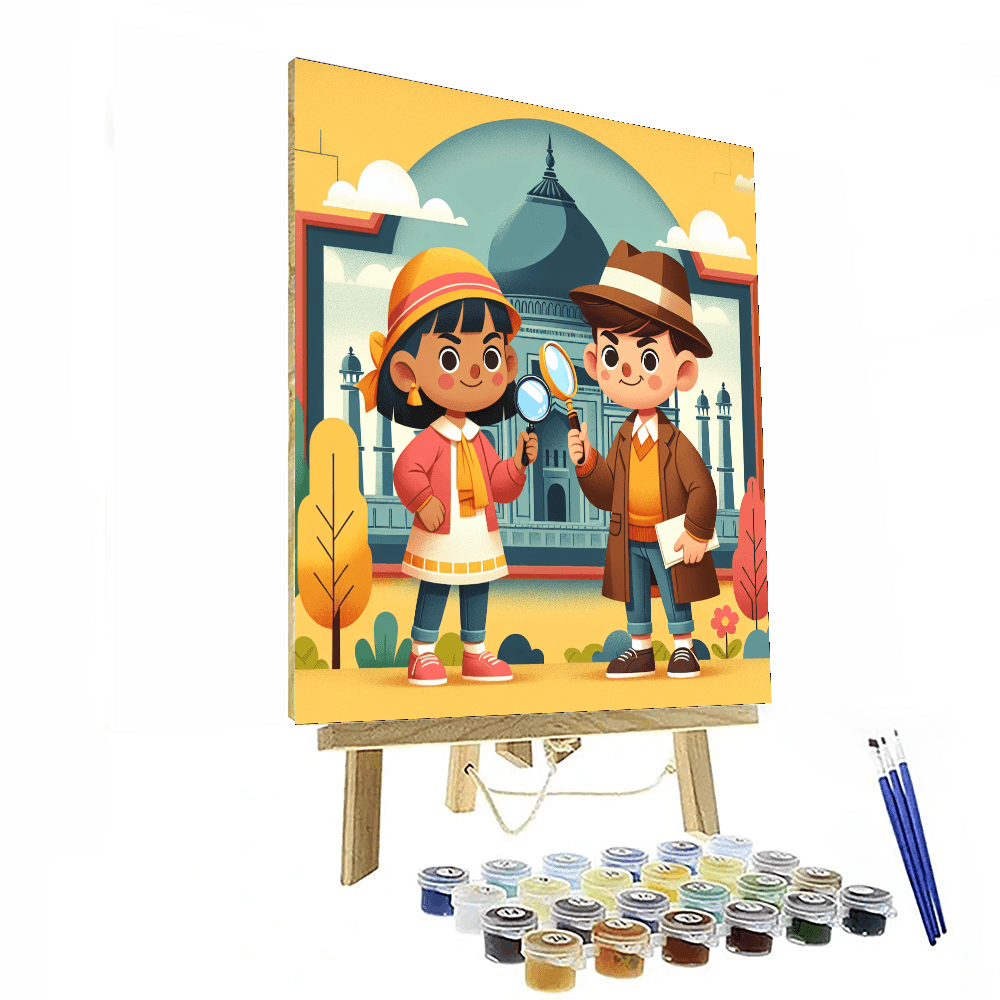 Time-traveling Detectives Paint By Numbers Kits