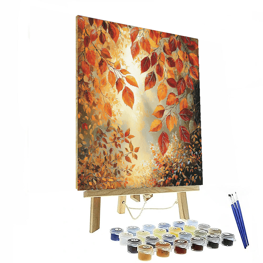Constable Inspired Autumn's Embrace - DIY Painting By Numbers Kit