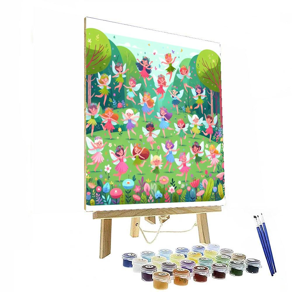 Funky Fairy Dance Painting By Numbers Kit