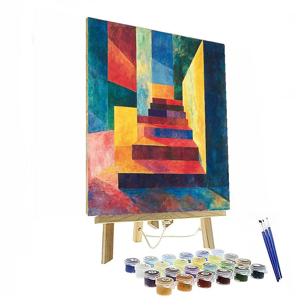 Paul Cézanne Inspired Geometric Euphoria  Paint By Numbers Kits