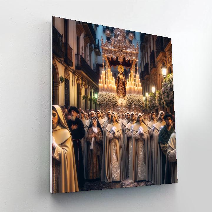 Seville Holy Week Paint By Numbers Art