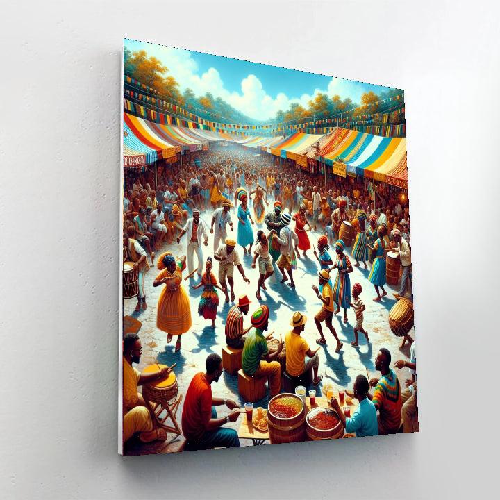 Kingdom Day Festival - Jamaica DIY Paint By Numbers