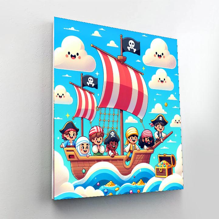 Daring Pirates DIY Paint By Numbers