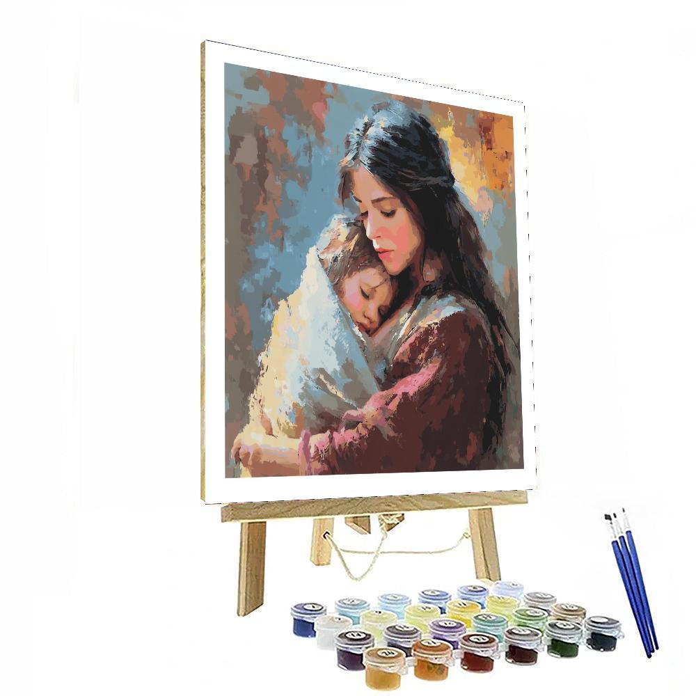 The Comforting Hug DIY Paint By Numbers