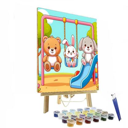 Cuddly Toy Adventure Numbered Painting Kits