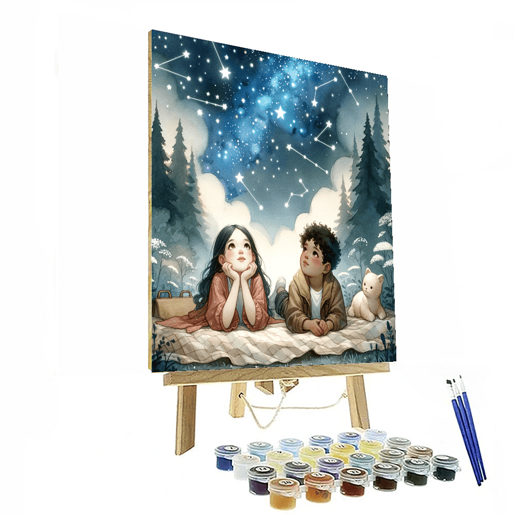 Under The Starlit Sky Paint By Numbers