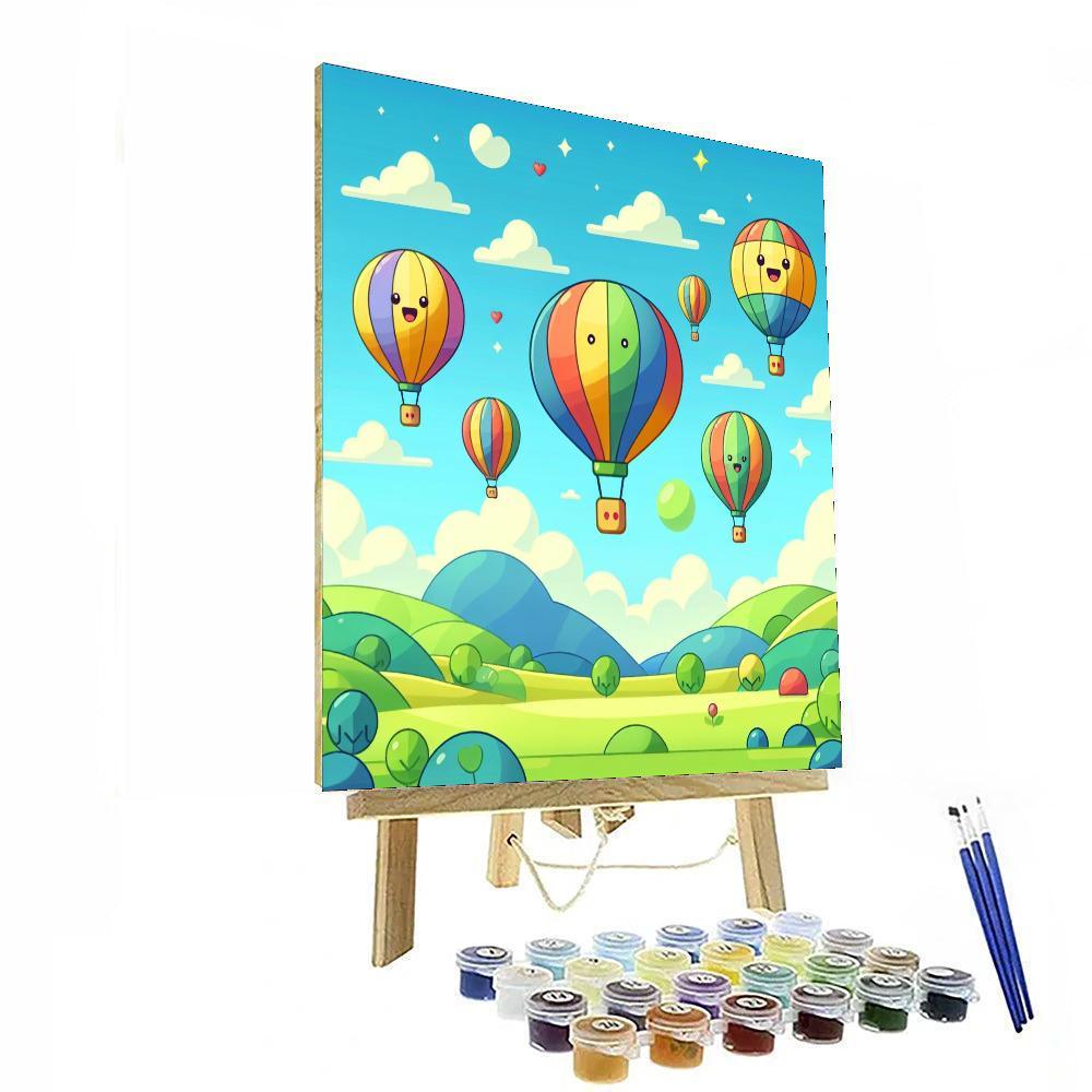 Balloon Fiesta Delight Paint By Color