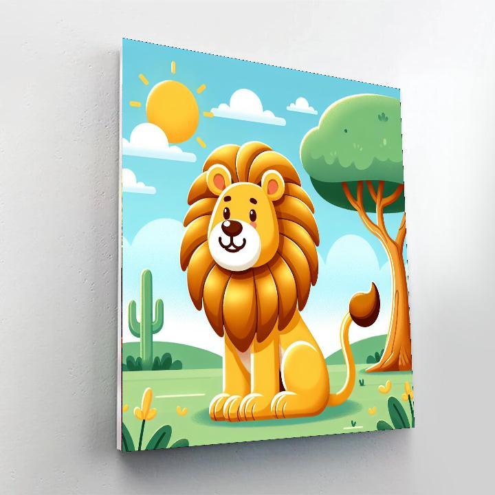 Mighty Lion Paint By Color