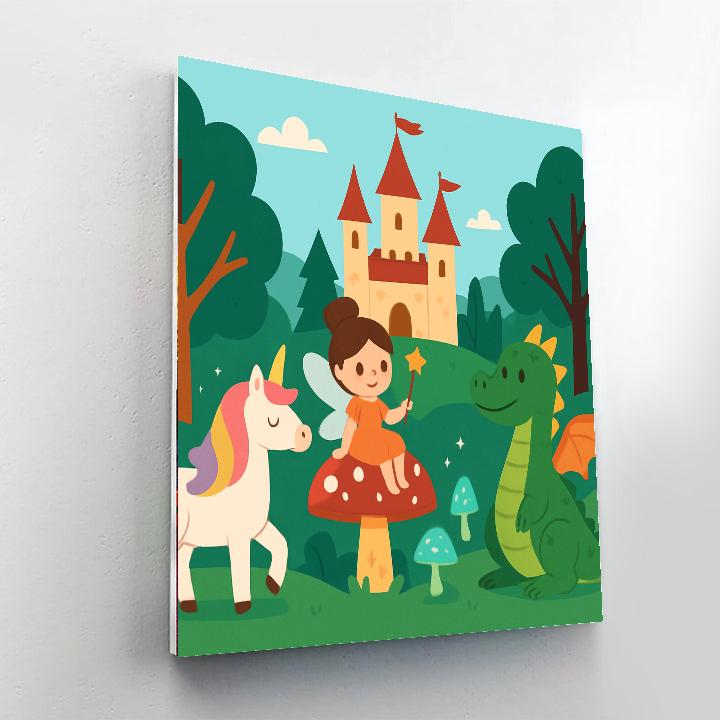 Mystical Creatures Kingdom Numbered Painting Kits